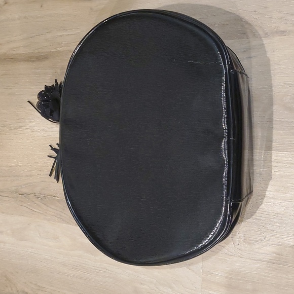 Lancome Le Parisian Black Cosmetic Faux Leather Train Case - Picture 7 of 9